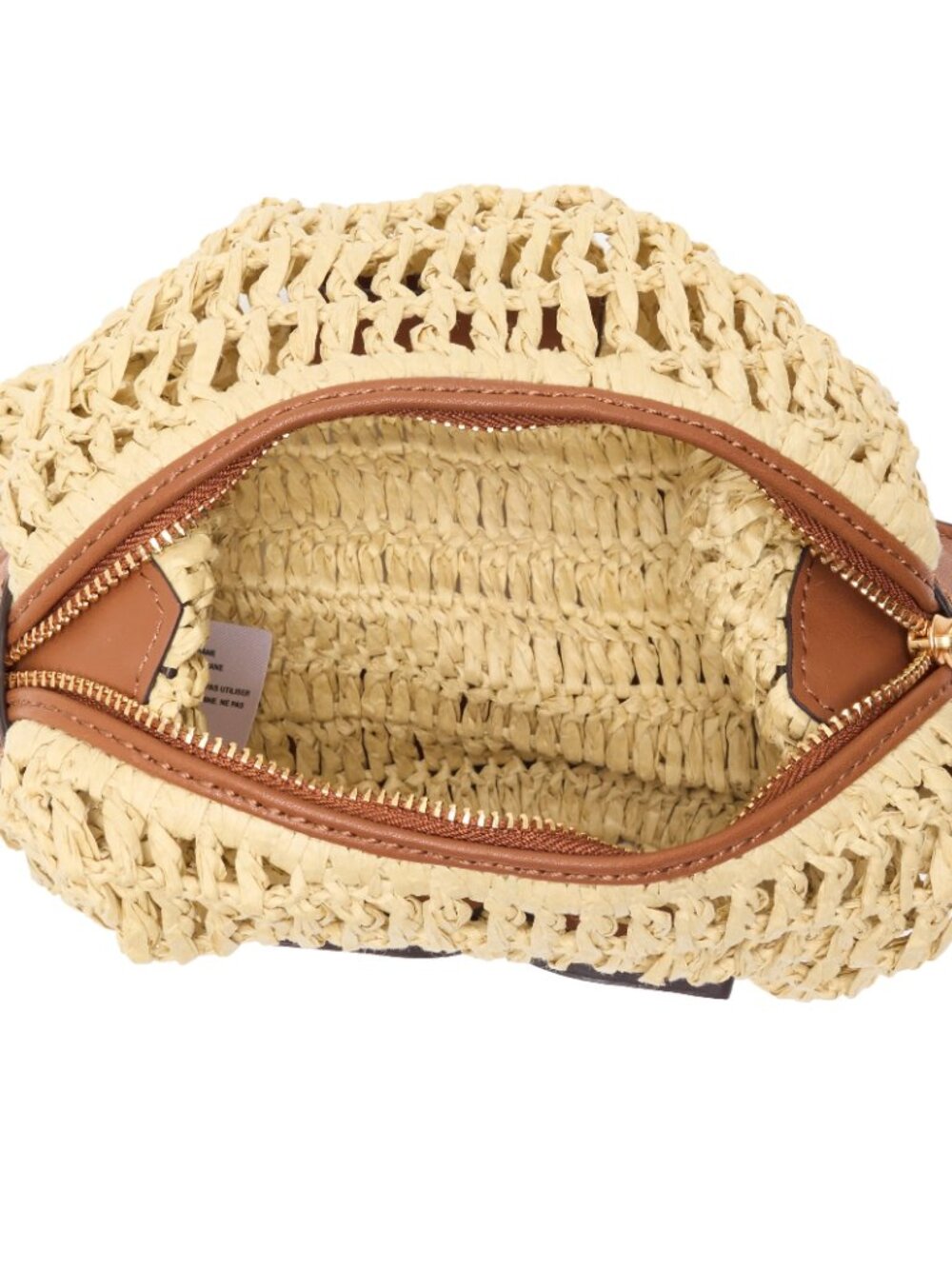 Sam Edelman Lizzie Raffia Crossbody Bag NWT - Picture 4 of 10